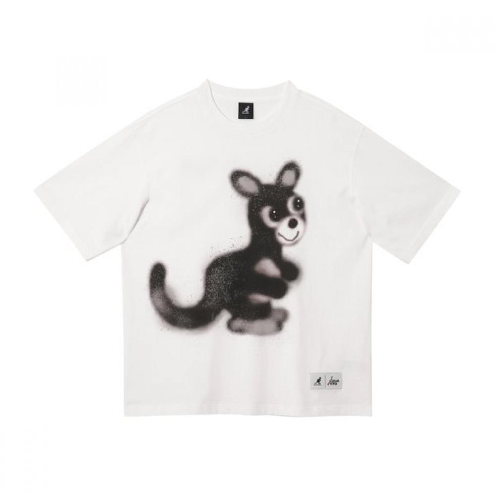 Kangol ShorT Sleeve T shirT 2805 Off whiTe L
