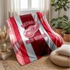 Detroit Red Wings Flanell Fleece Decke Gemütliche Warme Überwurfdecke Für Sofa Bett Reise Ganzjahresgebrauch