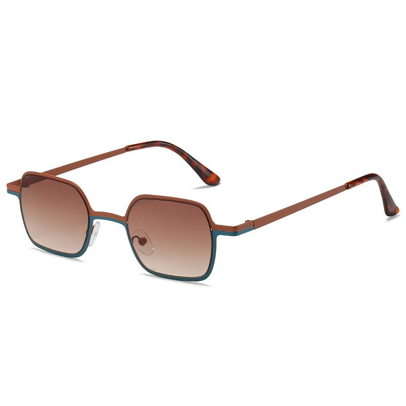 Small Frame Sunglasses, Literary Square Glasses, Personalized Paint Sunglasses For Women