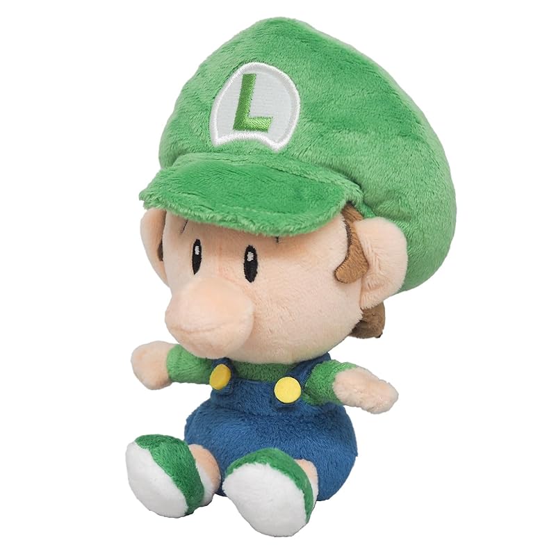 Sanei Boeki Super Mario ALL STAR COLLECTION Малыш Луиджи S Плюшевая игрушка AC53
