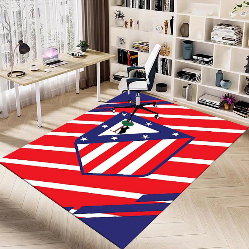 1PC Atletico Madrid Extra Large Non-Slip Floor Carpet, Office, Family, Bedroom, Studio - Large Area Rug Indoor Rugs, Vibrant Colors-A259