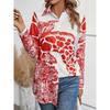 Fashion Round Dot Pattern Women Shirts Long Sleeve 3d Printed Street Black White Simple Ladies Blouse 2XL Plus Size Casual Shirt