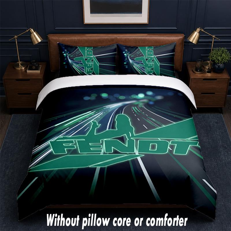 Set Biancheria da Letto Design Fendt 1 Copripiumino + 2 Federe Morbido Traspirante Biancheria da Letto per la Casa