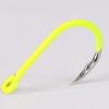 100PCS Fluorescent Green Octopus Fishing Hooks Fishing Accessories  Catfish Bass Tuna Walleye Trout