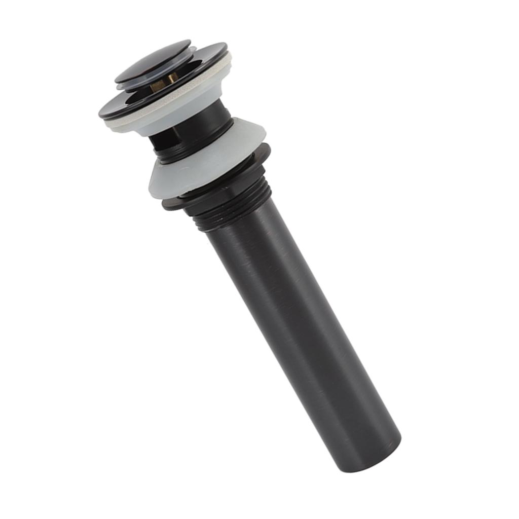 Bathroom Basin Sink Drain Brass Stainless Steel Pop Up Draining Stopper Kitchen Accessories With Overflow Hole