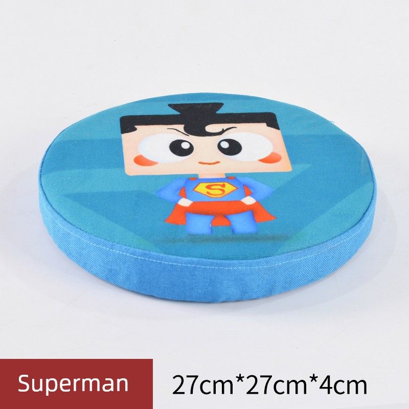 

Подушка Футон Утолщенная Круглая Маленький Размер Тканевая Напольная Подушка Татами для Медитации Мультяшная Подушка Эркер Татами Пуф Superman 27*27*4
