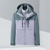 Three-in-One Outdoor Jacket: Fleece Liner, Waterproof, Windproof, Custom Logo