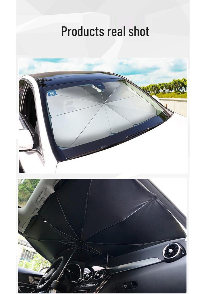 Car Windshield Sunshade: Summer Heat Protector & UV Shield