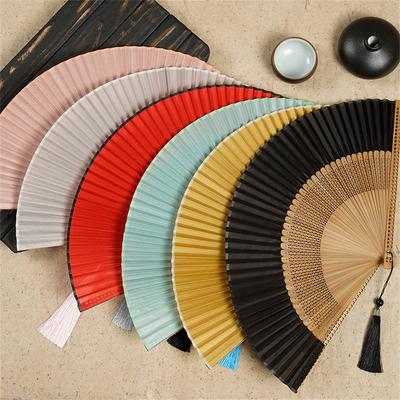 Carved Bamboo Folding Fan Wedding Party Dance Hand Fan Prop Home Decor Chinese Art Craft Wooden Vintage Hollow Antiquity Fan NEW