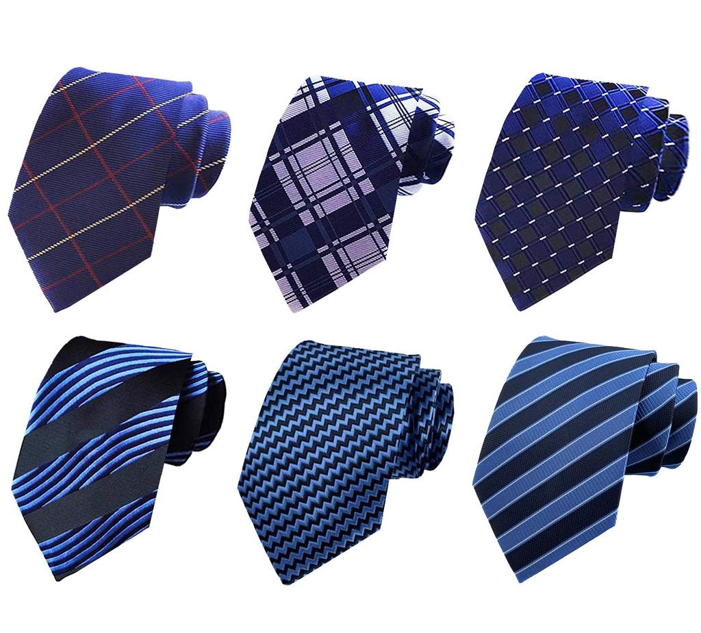 [Mendens] Necktie Set of 6 - Everyday Business, Cost-Effective, Men's, Workplace, Casual Wear, Formal, Graduation, Sales, Wedding, Brand Name, Choose