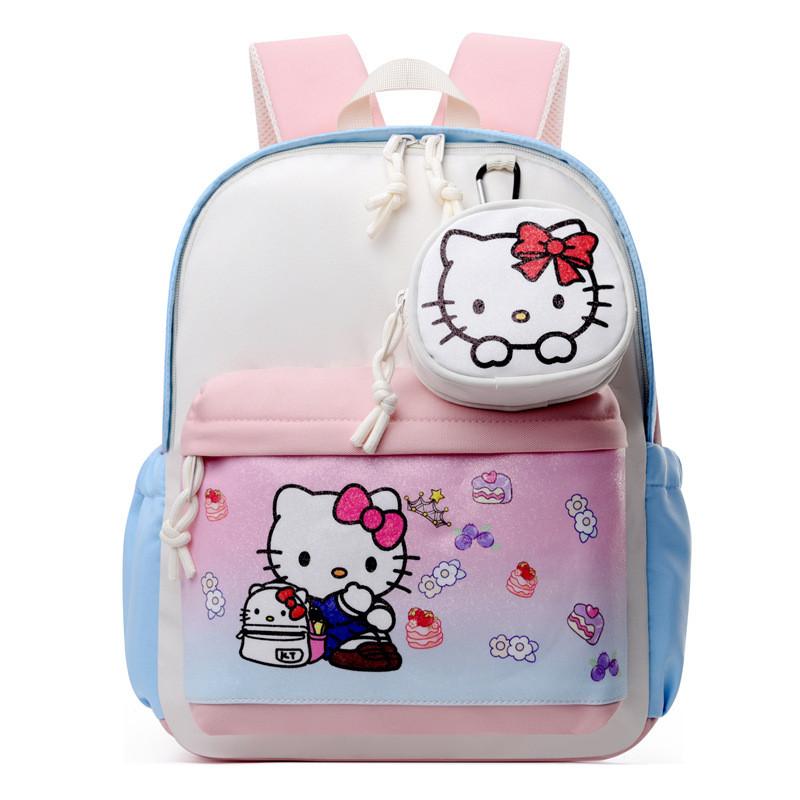 Cute Cartoon Kuromi Backpack For Kids Ideal For Preschool And Kindergarten Use Pink Hello Kitty