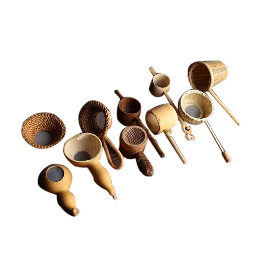 High Temperature Resistance Retro Bamboo Tea Leak Handmade Tea Leak Tea Set Tea Strainer