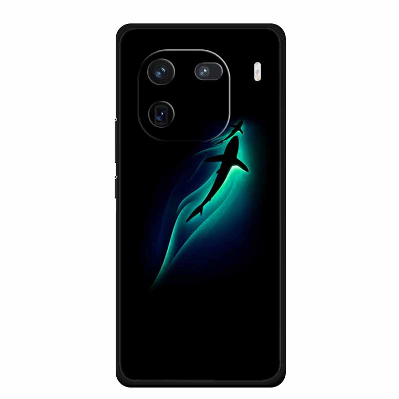 Phone Case For Vivo iQOO 12 Case iQOO12 Pro Funda Black Silicone Soft Back Cover Coque For Vivo iQOO 12 Pro Case 6.78" Capas Bag