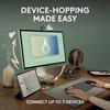 Logitech Fashion Series PEBBLE Mouse Wireless Bluetooth Mouse Office Silent Mouse Symmetrical Mouse Pebble Shape
