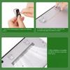 2/4pc Adjustable Foldable Laptop Stand Mini Computer Keyboard Riser with 2 Adjustable Angles Invisible Plastic Notebook Support