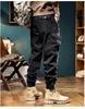Men's Winter Retro Velvet Cuffed Stretch Overalls - Versatile & Warm 98099