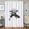Home Interior Kitchen Curtains for Living Room 2 Pieces Blackout Curtains Door Curtain Naruto Bedroom Decoration Partition Shade