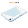 ENKAY HAT PRINCE For iPad Air 11 (2025)/(2024) Case Auto Wake/Sleep Acrylic Clear Back Leather Tablet Cover
