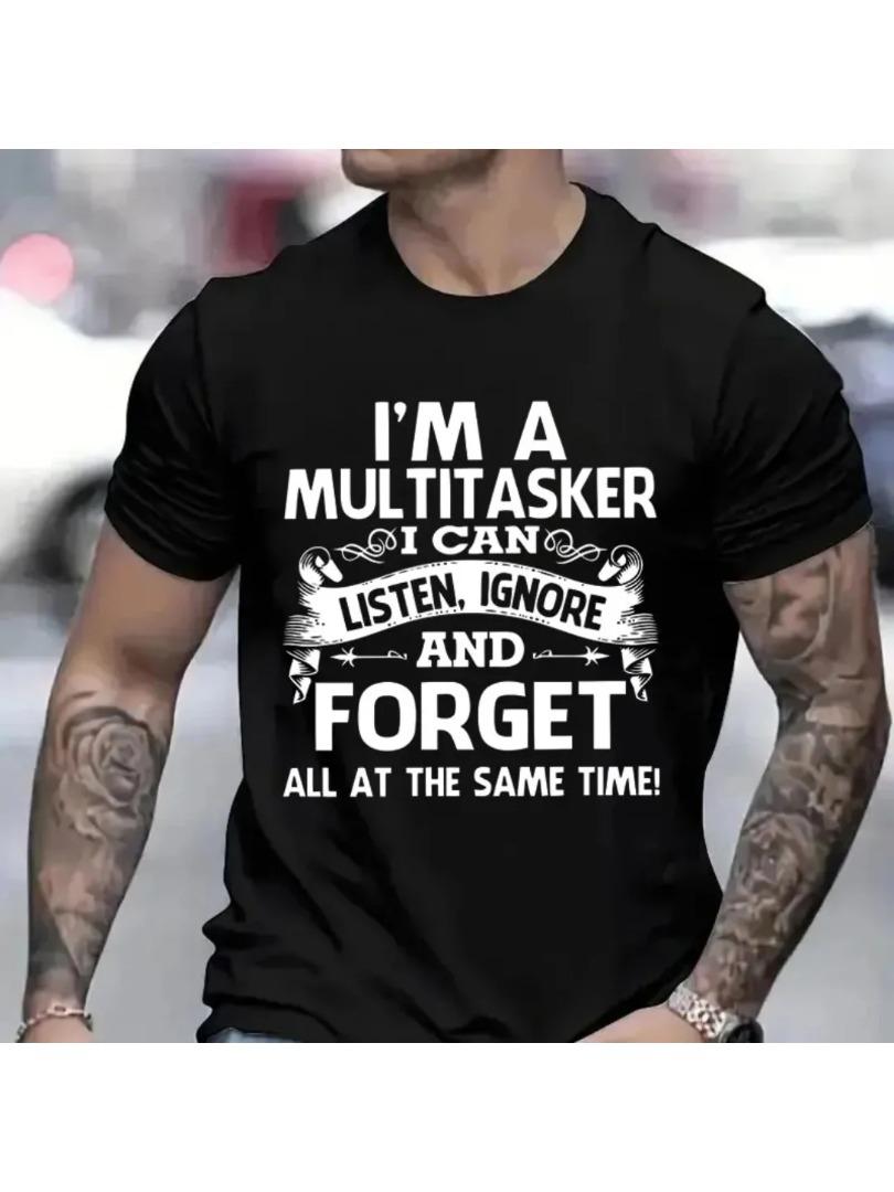 printed pattern fun Tshirt mens and womens fashion pattern Tshirt black Tshirt summer short sleeved top Round neckTshirt 3XL