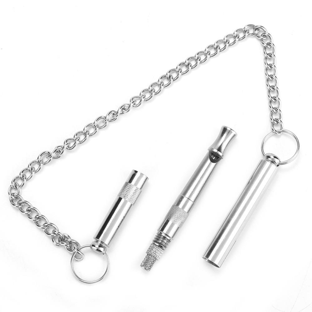 Portable Pet Training Whistle Adjustable Pigeon Training Whistle  Behavior Training Whistle10cmChain23cm