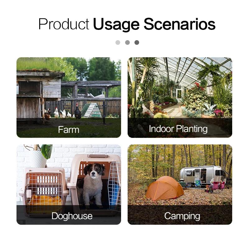 Solar Panel Charger Powered Exhaust Fan Automatic Rain or Shine Operation for Year-Round Greenhouse Chicken Coop Ventilation 4