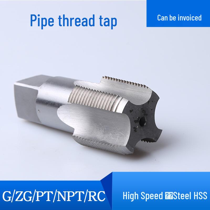 Tapered Pipe Thread Tap PT/NPT/G/ZG/RC for 1/16, 1/8, 1/4, 3/8, 1/2 Inch Water Pipes