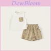 Cartoon Kids Summer Vest And Shorts Set With Cotton Fabric For Ages 3 To 8