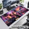 GTA Personalized Large Mouse Pad Custom Name Text Extended Desk Mat Gaming Mousepad