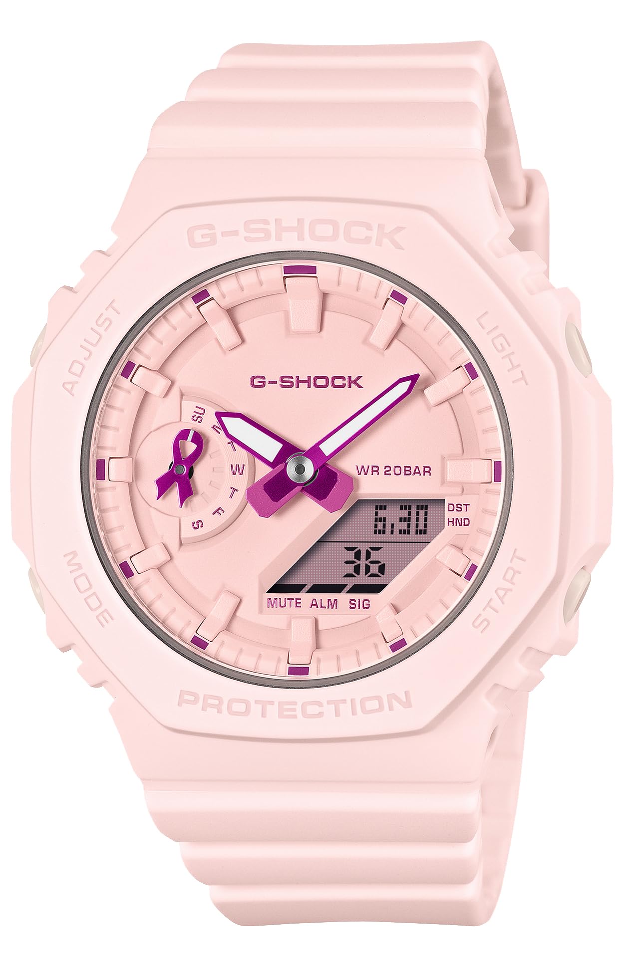 CASIO G-SHOCK GMA-S2100PR-4AJR Sieviešu Rozā Lentes