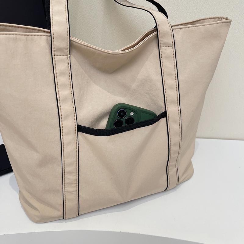 Large Capacity Commuting Tote Bag Lightweight Shoulder Bag Travel Shopping Bag Women's Bag