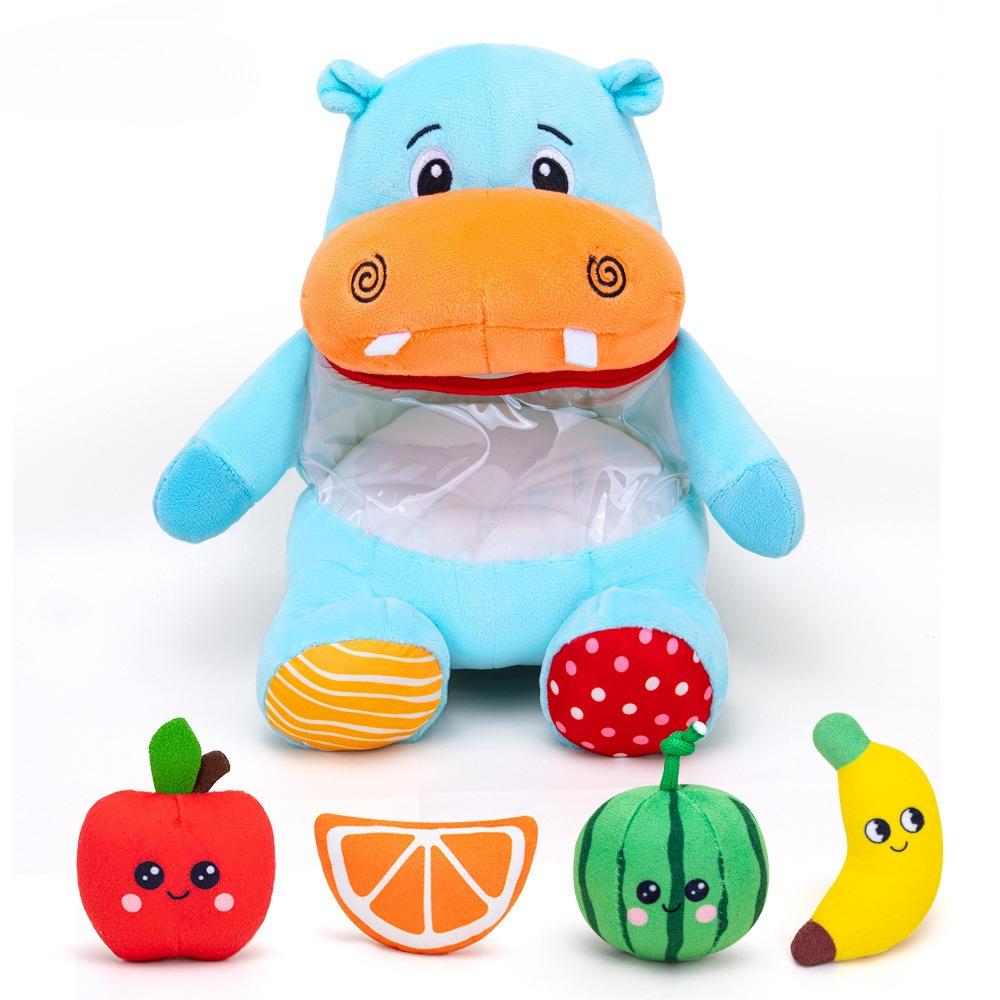 Cute Baby Pretend Play Toy Set, soft skin-friendly grasping toys, fun early education playset for kids aged 0-3 белый