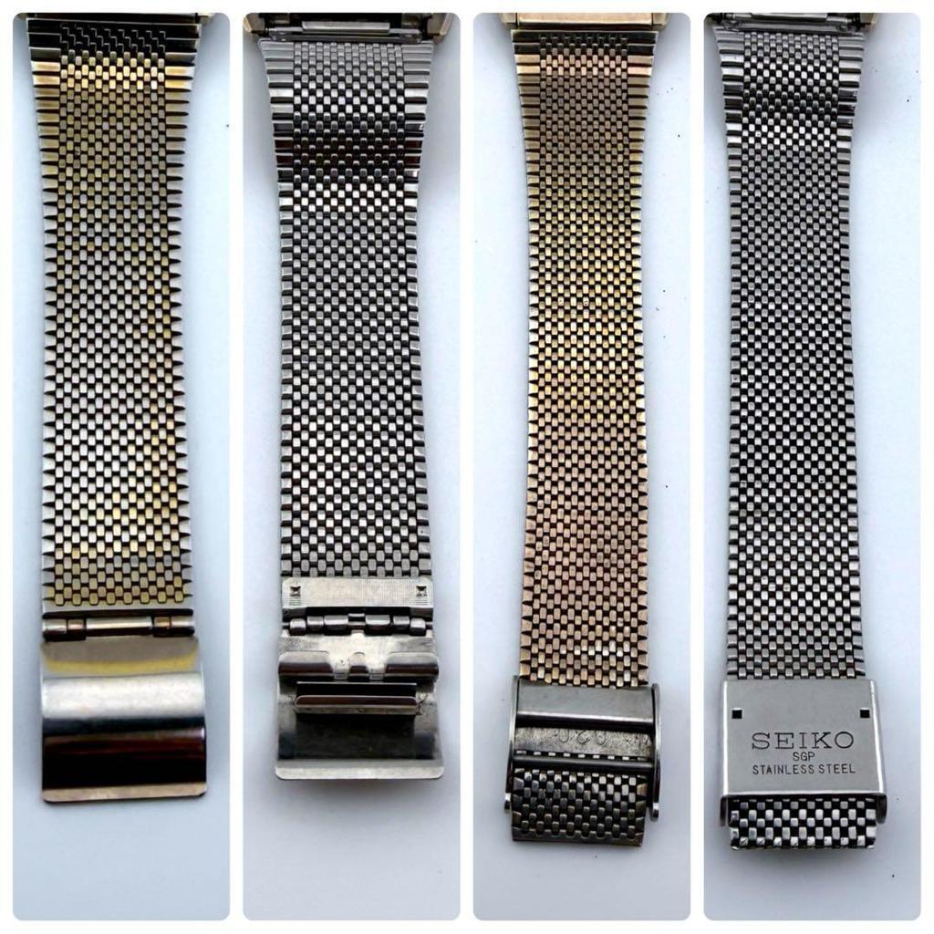 SEIKO Dolce Quartz Gold Tungsten Carbide Case Bracelet Vintage Manufactured 1985 7731-5100