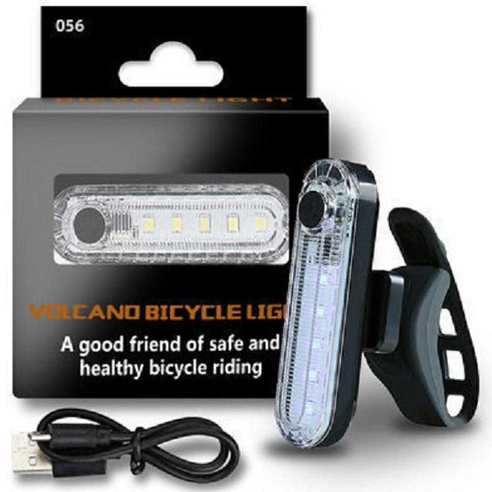 

Bicycle Tail Light USB Rechargeable High Brightness Night Riding Warning Light with 4 Lighting Modes White