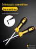 Two-Way Household Screwdriver Set: Multifunctional Phillips, Industrial Slotted, Torx, Magnetic.