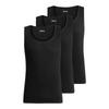 BOSS SPORTS Confezione da 3 Canottiere Classiche in Cotone Ripstop Boss (50542132001)