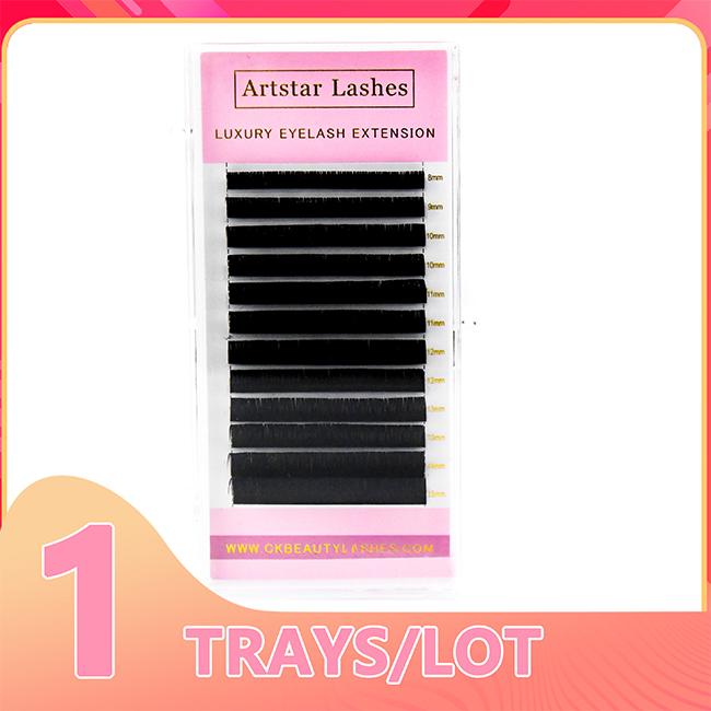 In Stock Matte Black Classic Eyelash Extension Vendor Cashmere Lash Extensions