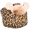Hamster Hanging Nest Thicken Sugar Gilder Warm Rest Playing Cotton House(Leopard)