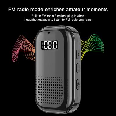Ricevitore BT5.4 multifunzione, adattatore audio wireless, supporto per scheda TF, radio FM integrata con clip