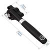 Safe Cut Can Opener, Smooth Edge Can Opener Handheld, Food Grade Stainless Steel Cutting Can Opener for Kitchen & Restaurant