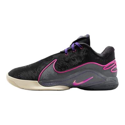LeBron 22 EP Blacklight Herren-Sneaker Dunkelgrau Feld-Lila Laser-Fuchsia FZ1095-001
