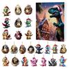 Weihnachts-Countdown Blind Box Mini Acryl Drachenbaby Anhänger Geschenk für Feiertagspartys