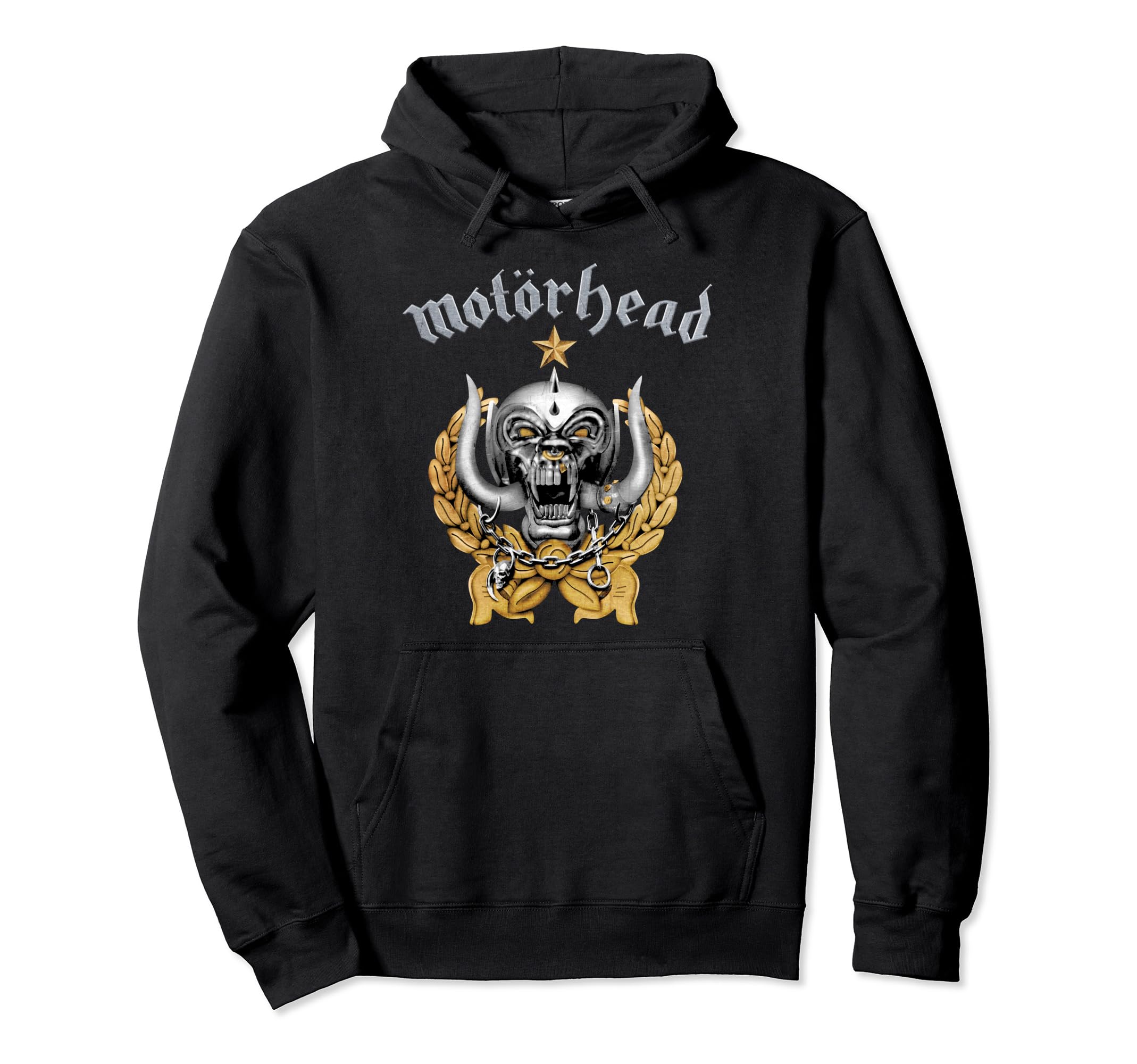 

Motörhead – Everything Louder Forever Silver & Gold Warpig Hoodie