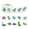 500 Stickers/rolls Multiple Cartoon Animal Roll Stickers Cute Animals Children DIY Skateboard Suitcase Stickers