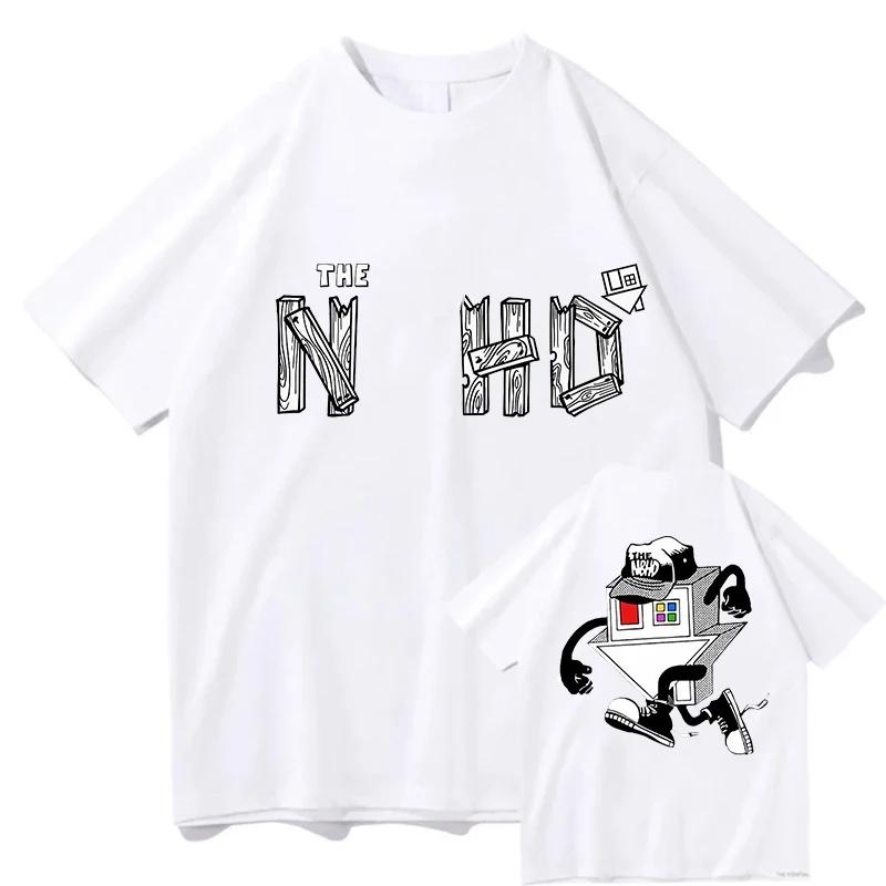 

Футболки The Neighbourhood Футболка NBHD Летние топы Унисекс Мода Повседневная рубашка мужская Графическая Эстетика Футболки из чистого хлопка Уличная одежда S