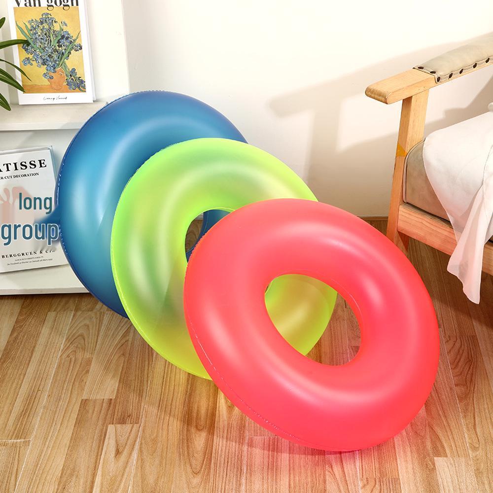 Cartoon Anti-Rollover Thickened PVC Underarm Swimming Ring for Kids - Eco-Friendly and Safe Lifebuoy