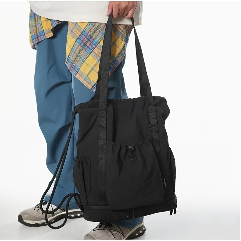 Unisex Rucksack mit verstellbarem Kordelzugverschluss, Leichte Sport-Reisebeutel, Handwäsche Trockenreinigung, Rucksack für Reisen
