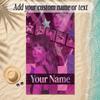 Beach TowelTaylor Swift Custom Name Text Personalized Soft Towel for Beach Pool Indoor Home Decor Gift