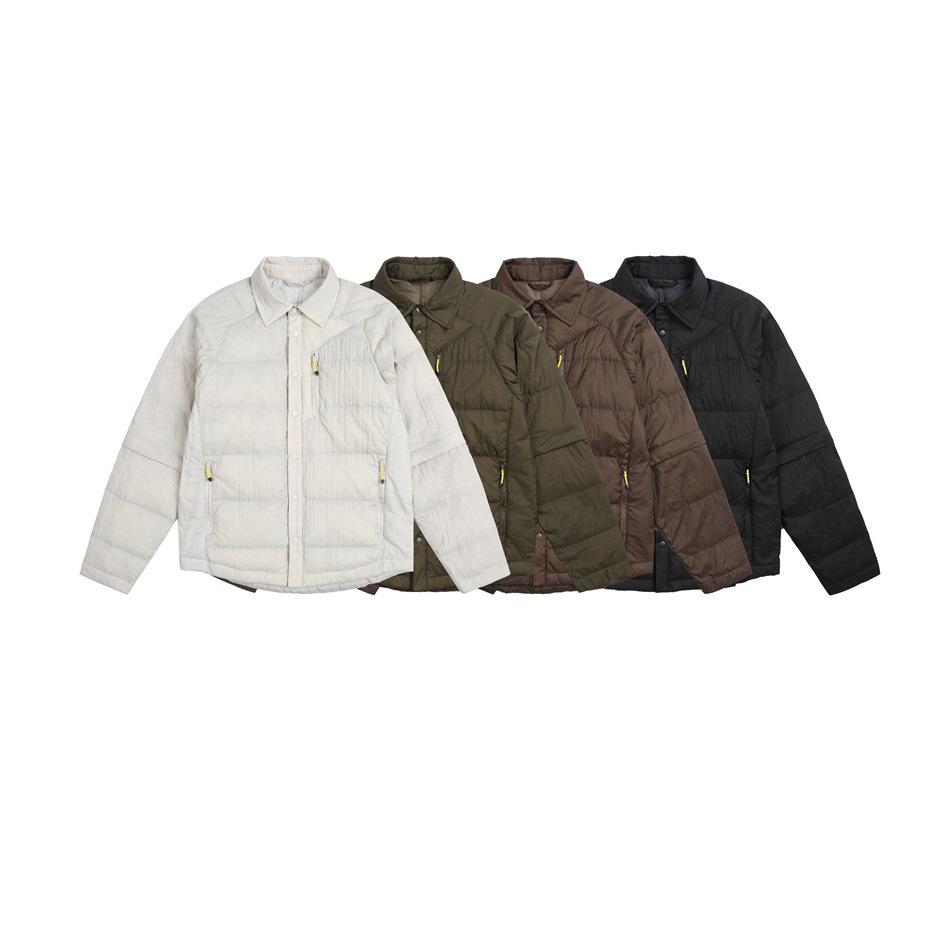 Winter Clearance: Unisex Lightweight Down Jacket with Detachable Sleeves (Y5272)