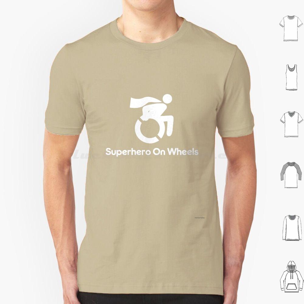 Superhero On Wheels Novelty Disability Awareness Design T Shirt Men Women Kids 6xl Wheelchair Wheelchair Superhero Superhero S
