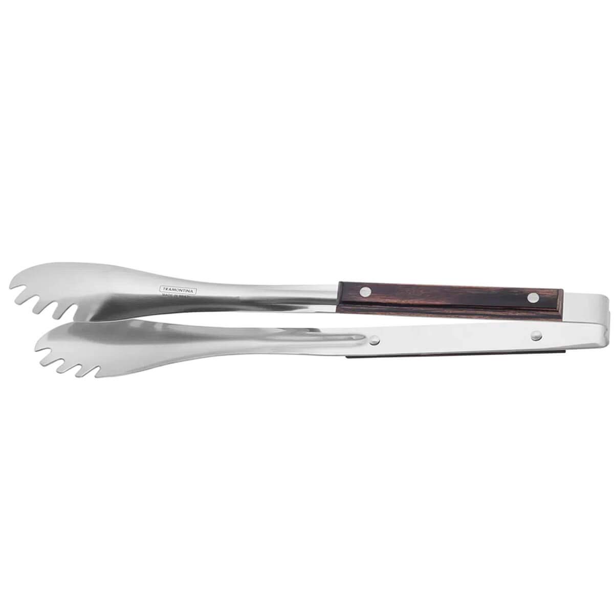 

Tramontina Polywood Wooden Tongs, 37cm, Dark Brown, Dishwasher Safe, Durable, Natural Wood, Made in Brazil, Product Code: 21169/190